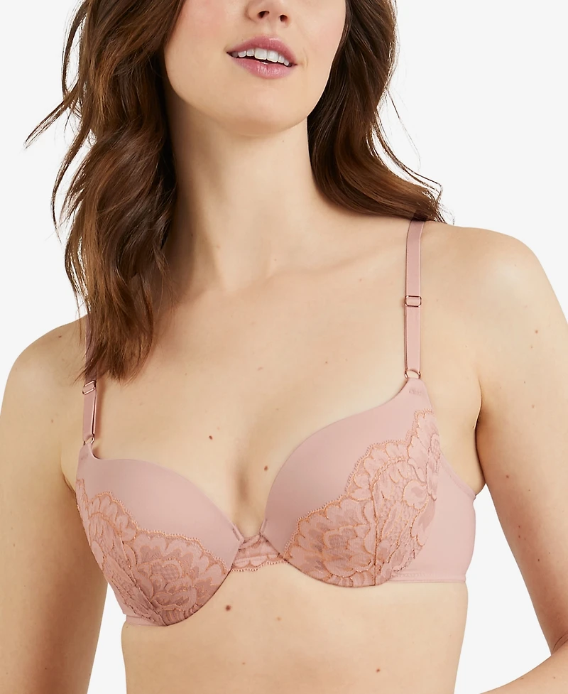 Maidenform Love the Lift Rose Gold Lace Push Up Bra DM9900