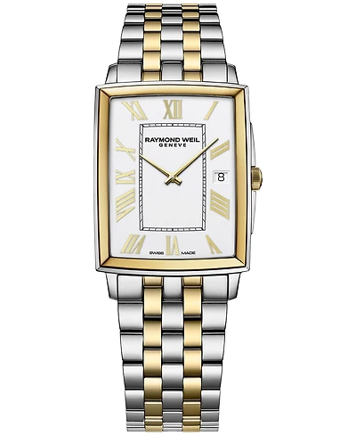 Raymond Weil Women's Swiss Toccata Two-Tone Stainless Steel Bracelet Watch 37x30mm