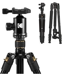 Kodak Premium Professional 2-in-1 Aluminum Camera Tripod w/Bluetooth