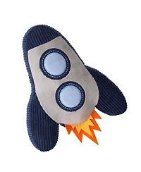 Lambs & Ivy Milky Way Rocket Ship Nursery Throw Pillow Plush