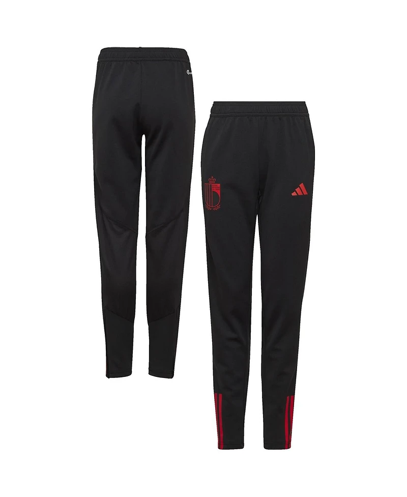 Big Boys adidas Black Belgium National Team Aeroready Training Pants