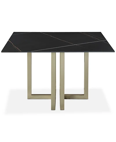 Emila Square Glass Dining Table, Created for Macy's