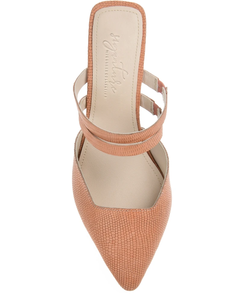 Journee Signature Women's Kaitlynn Block Heel Slip On Pumps