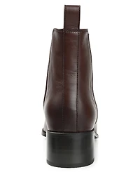 Journee Signature Women's Brooklee Block Heel Snip Toe Ankle Booties