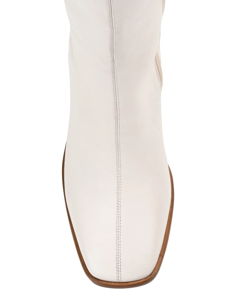 Journee Signature Women's Tamori Stacked Heel Knee High Boots