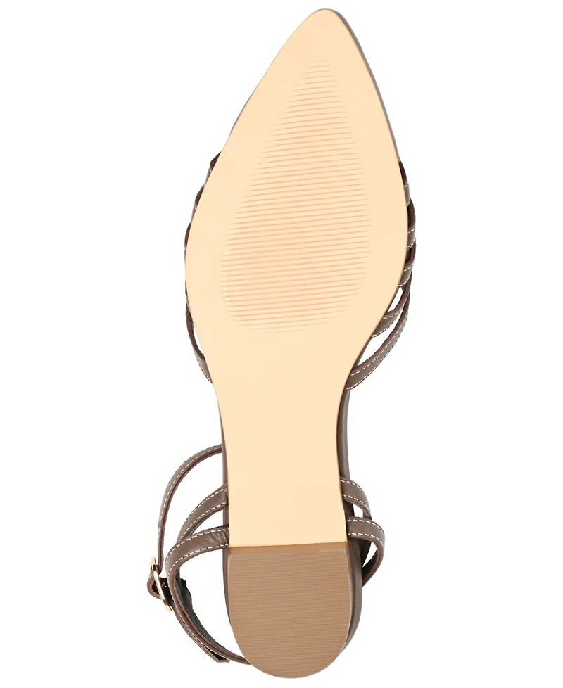 Journee Signature Women's Dexie Pointed Toe Flats