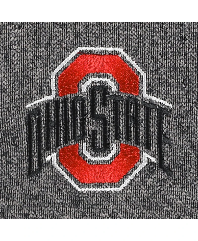Men's Columbia Gray Ohio State Buckeyes Canyon Point Omni-Shield Raglan Half-Zip Pullover Top