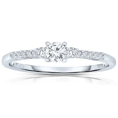Sterling Silver Cubic Zirconia Statement Ring