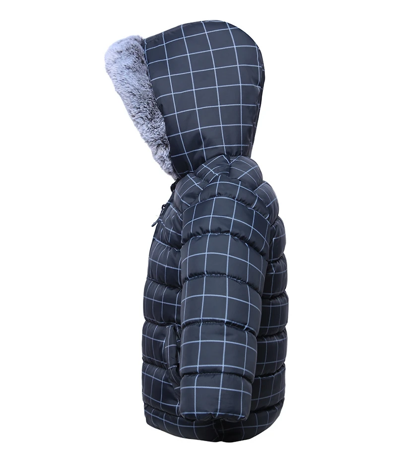 Rokka&Rolla Baby Boys Fleece Hooded Puffer Coat