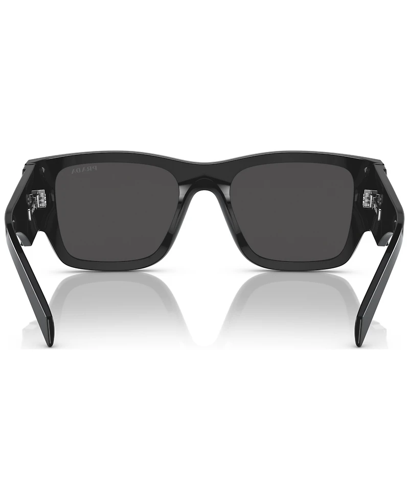 Prada Symbole Rectangular Men's Sunglasses