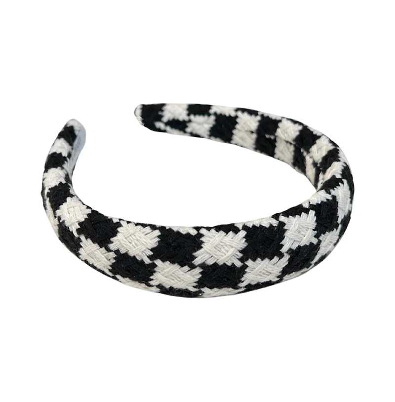 Padded Headband - Checkered for Girls
