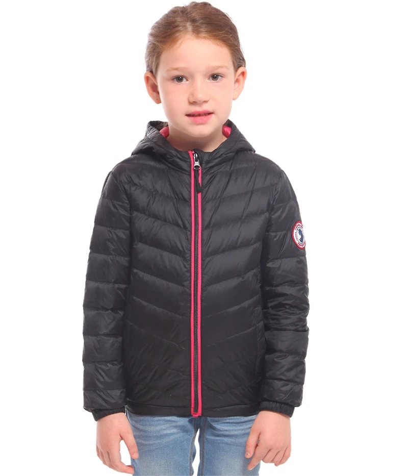 Rokka&Rolla Girls Ultra Light Packable Down Puffer Jacket