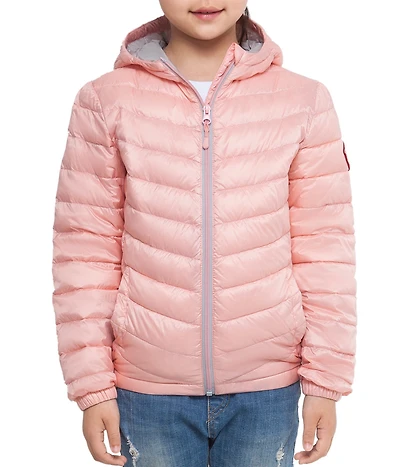 Rokka&Rolla Girls Ultra Light Packable Down Puffer Jacket