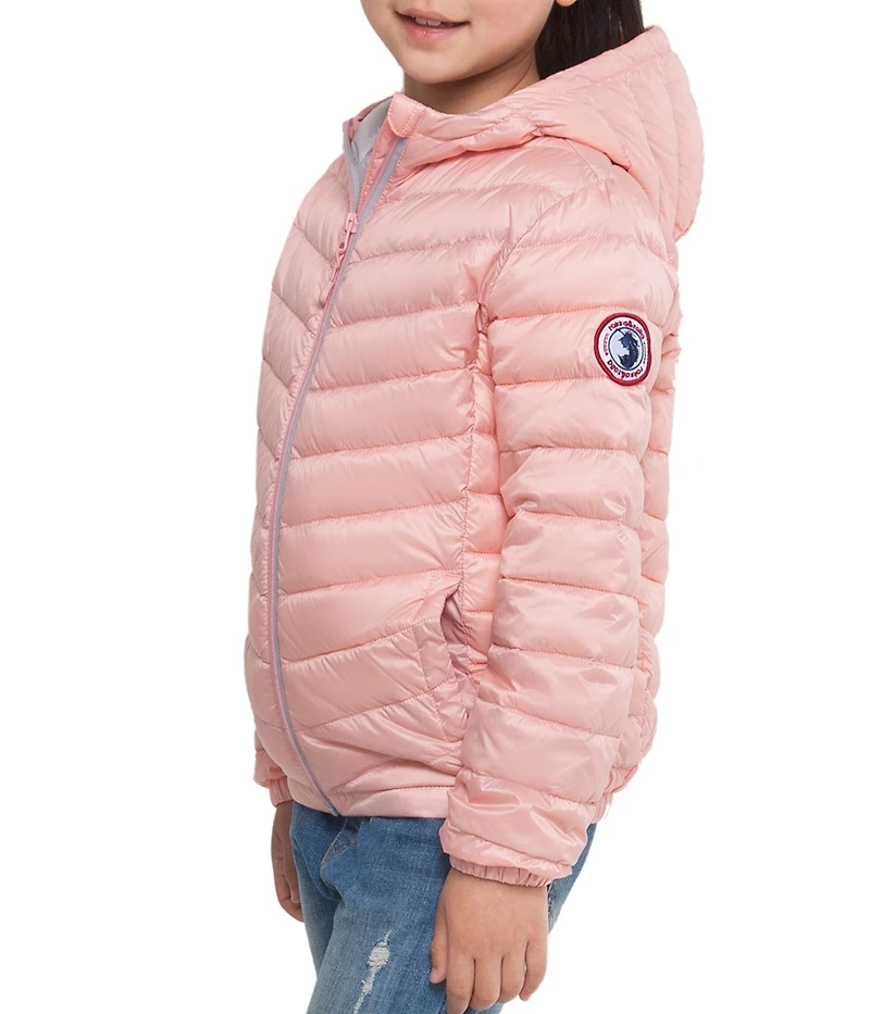 Rokka&Rolla Girls Ultra Light Packable Down Puffer Jacket