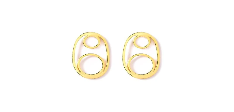 Nectar Nectar New York Serenity Oval Stud Earrings