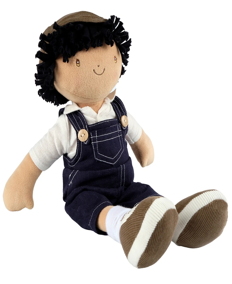 Bonikka Tikiri Toys Joe Fabric Boy Baby Doll in Dungaree and Cap