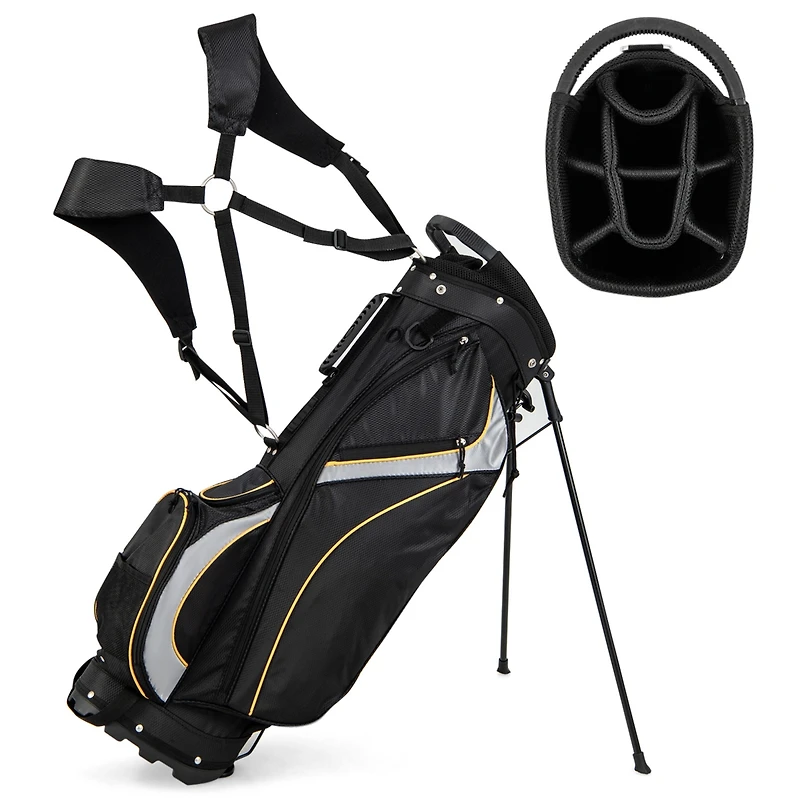 Golf Stand Bag Portable Lightweight Golf Carry Club Bag