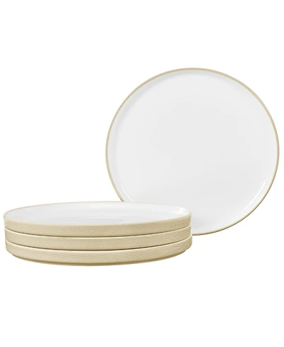 Noritake Colortex Stone Stax Ivory Salad Plates, Set of 4