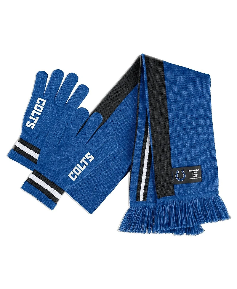 Women's Wear by Erin Andrews Indianapolis Colts Scarf and Glove Set