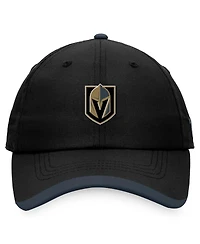 Men's Fanatics Black Vegas Golden Knights Authentic Pro Rink Pinnacle Adjustable Hat