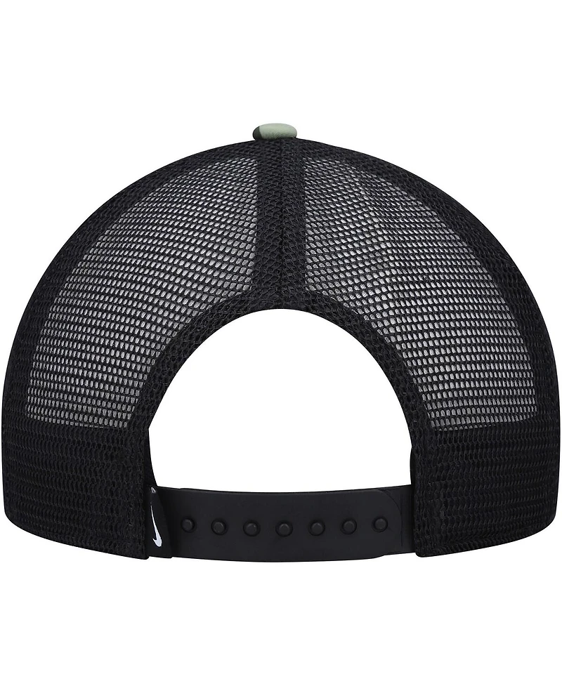 Men's Nike Camo and Black Legacy91 Trucker Performance Snapback Hat