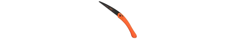 Bahco Folding Outdoor Garden X17 Pruning Metal Hand Saw, Orange, 15.5"