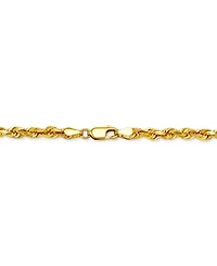 Rope Chain 20" Necklace 3.5mm in 14k Gold