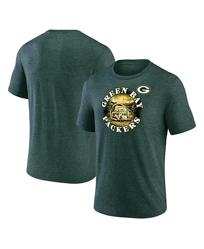 Men's Fanatics Heathered Green Green Bay Packers Sporting Chance T-shirt