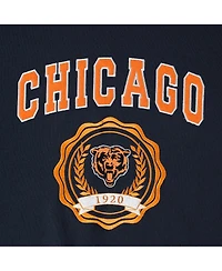 Women's Tommy Hilfiger Navy Chicago Bears Becca Drop Shoulder Pullover Hoodie