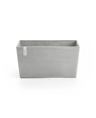 Ecopots Paris Durable Modern Plastic Rectangular Planter