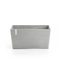 Ecopots Paris Durable Modern Plastic Rectangular Planter