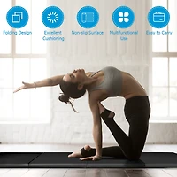 4' x 8' x 2'' Folding Gymnastics Mat Four Panels
