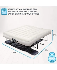 Ivation Ez-Bed, King Size Portable Air Mattress with Built In Pump