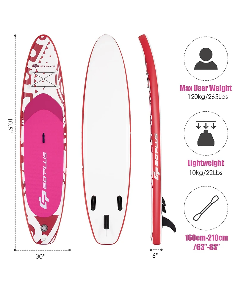 10.5 Inflatable Stand Up Paddle Board Sup Surfboard