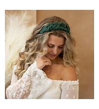 Women's Traditional Textured Headband - Green