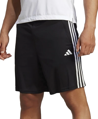 adidas Men's Train Essentials Classic-Fit Aeroready 3-Stripes 10" Training Shorts
