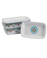 Euro Ceramica Zanzibar Baking Dishes, Set of 3