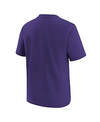 Big Boys Nike Purple Minnesota Vikings Logo T-shirt