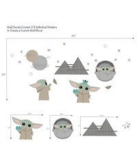 Lambs & Ivy Star Wars The Mandalorian The Child/Baby Yoda Wall Decals