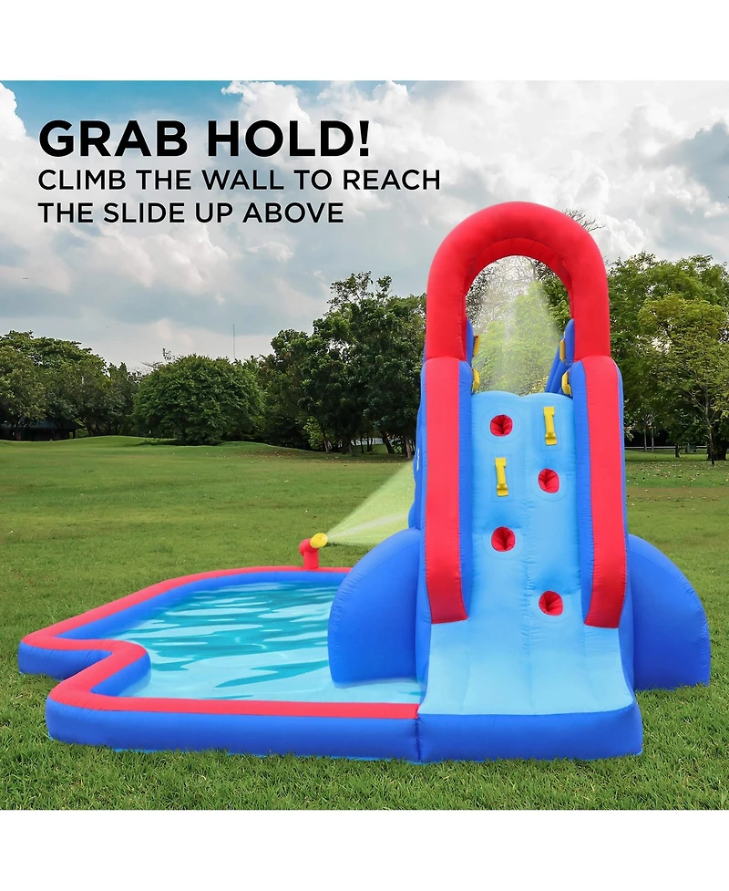 Sunny & Fun Inflatable Water Slide & Blow up Pool