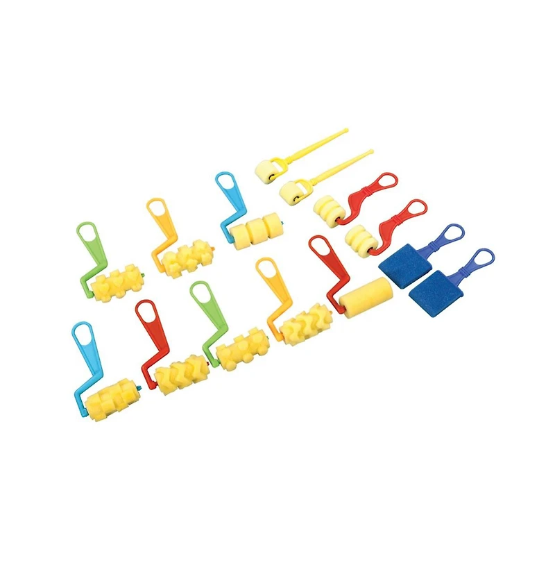 Chenille Kraft Foam Brushes And Roller Set