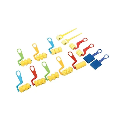 Chenille Kraft Foam Brushes And Roller Set