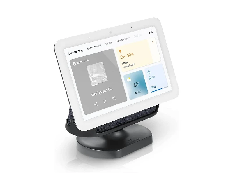 Wasserstein Adjustable Stand for Google Nest Hub (2nd Gen) - Made for Google (Charcoal)