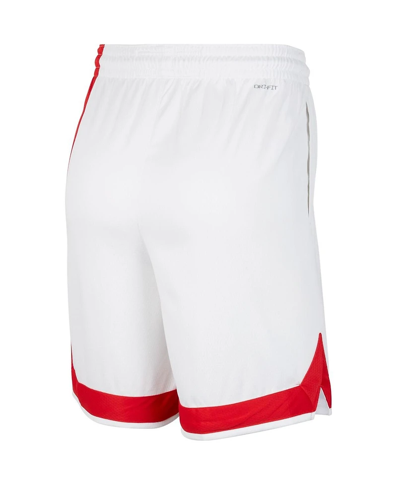 Men's Nike White, Blue Brooklyn Nets 2022/23 Classic Edition Swingman Performance Shorts