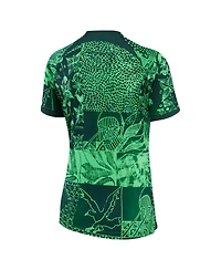 Women's Nike Green Nigeria National Team 2022/23 Home Breathe Stadium Replica Blank Jersey