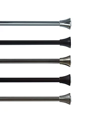 Lavender and Sage Adjustable Curtain Tension Shower Rod Hooks, Set of 13, 42" - 72"