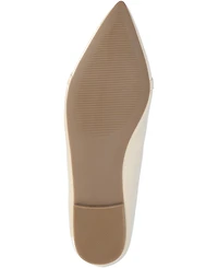 Journee Collection Women's Clareene Chain Pointed Toe Flats