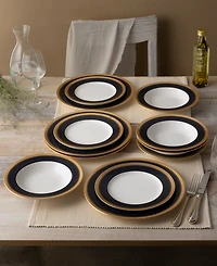 Noritake Odessa Cobalt 12 Piece Set, Service For 4