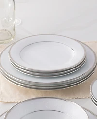 Noritake Regina Platinum Set of 4 Salad Plates, Service For 4