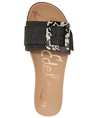 Sam Edelman Women's Ariane Platform Buckle Slide Sandals